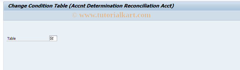 SAP TCode OV62 - Rec. account det.: Change table