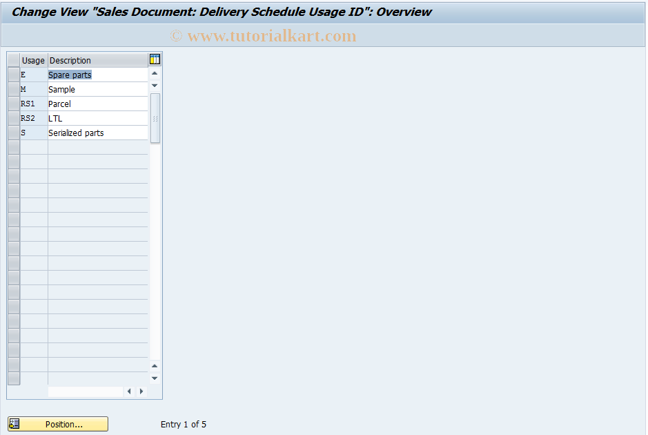 SAP TCode OVA4 - /nse38/nse38Schedule Usage