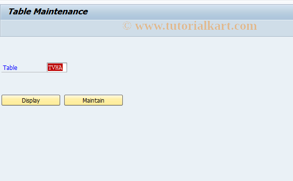 SAP TCode OVA5 - C SD Tab.VHA Ord.Type Group Itm  Determination 