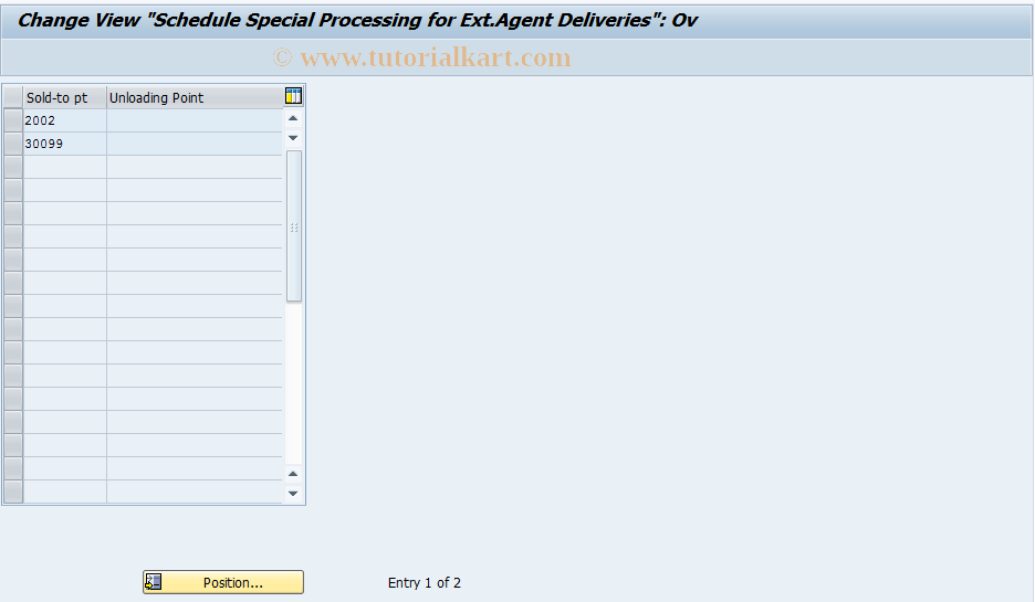 SAP TCode OVD0 - /nse38/Spec.Features EDL-LS-EDI