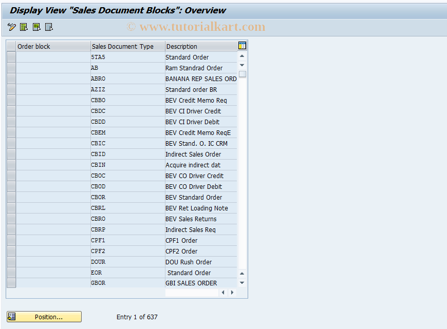 SAP TCode OVFK - C SD Table VFK    Billing Documents