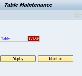 SAP TCode OVLN - C SD Tab TVLSP Delivery Blocking
