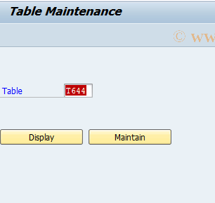 SAP TCode OVLW - C SD Tab.T644