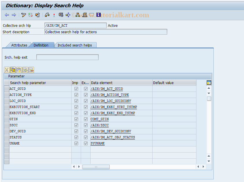 SAP TCode OVS5 - C SD Matchcodes Sales Personnel