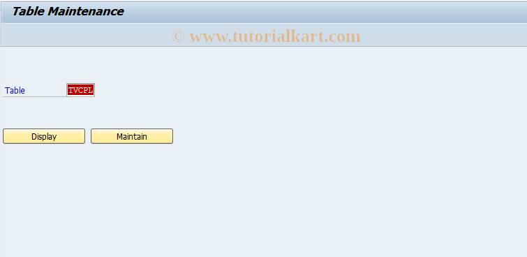 SAP TCode OVV1 - C SD Tab.VCPL Delivery Copying Rules