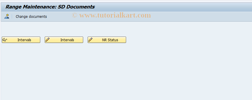 SAP TCode OVZA - C SD Number Ranges/Product Proposals