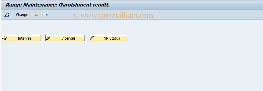 SAP TCode PA07 - Number Range Maintenance: RP_GARNEM