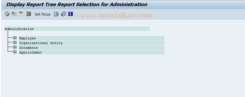 SAP TCode PAT1 - Personnel Administration Info System