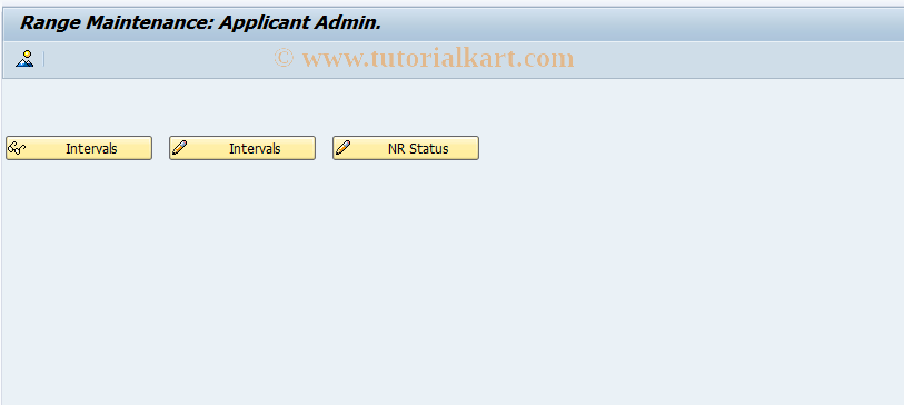 SAP TCode PB04 - Number Range Maintenance: RP_PAPL