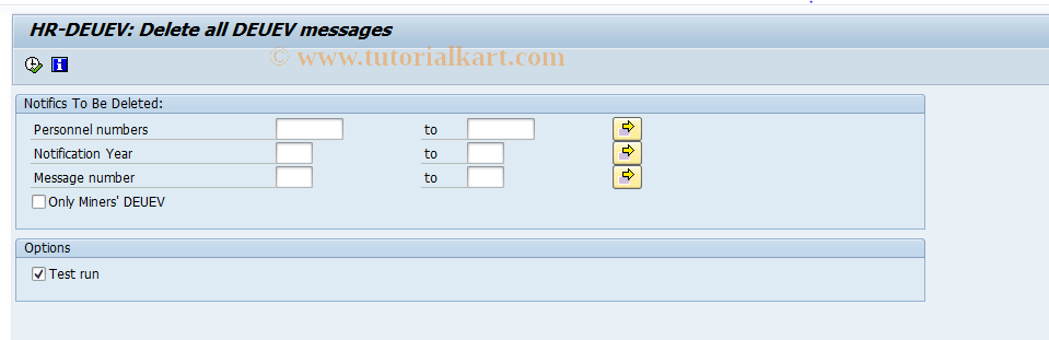 SAP TCode PC00_M01_CD3ZD0 - Delete all DEUEV notifications