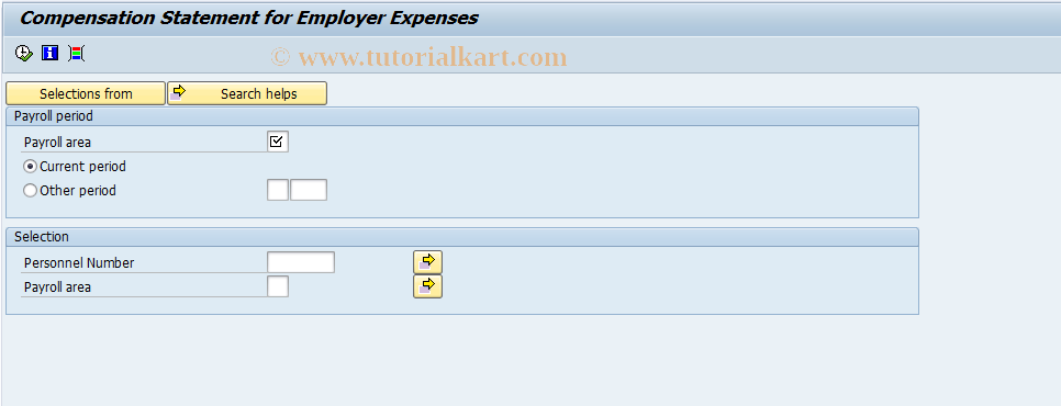 SAP TCode PC00_M01_CSVA - SI Contribution Statement (Cancel)