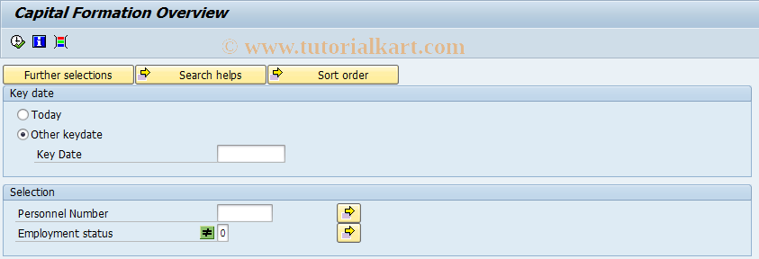 SAP TCode PC00_M01_LVBA - Capital Formation Overview