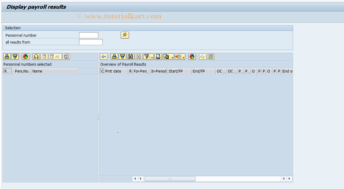 SAP TCode PC00_M02_CLSTR - Display Payroll Results (RC)