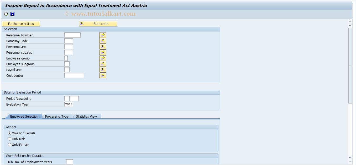 SAP TCode PC00_M03_CEKS - Income Report