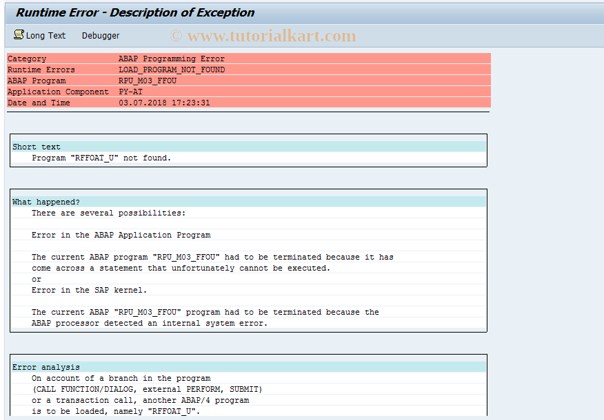 SAP TCode PC00_M03_FFOU - Create Payroll Transfer DME 03