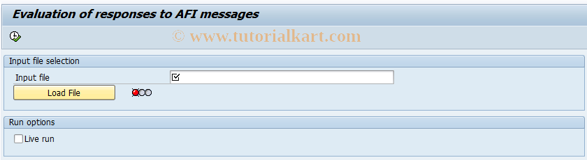 SAP TCode PC00_M04_RESP_FRA - AFI message replies evaluation