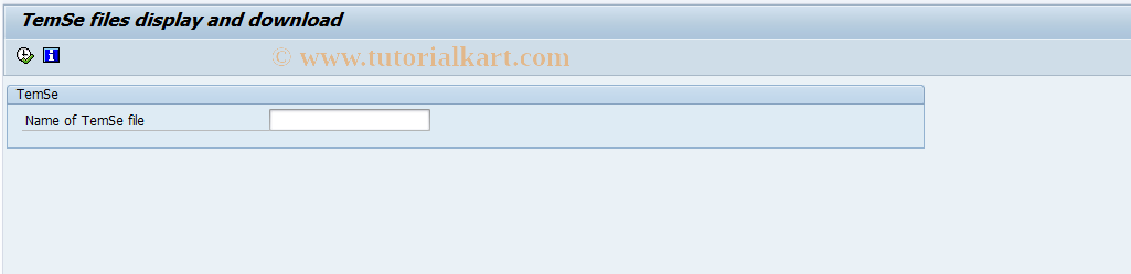 SAP TCode PC00_M04_UTMS - Display TemSe files