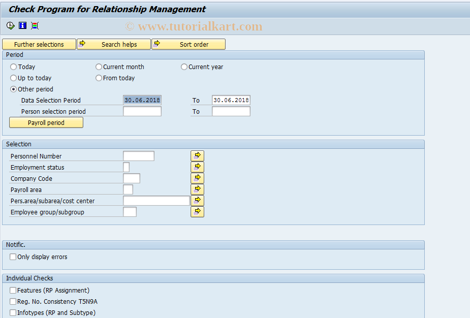 SAP TCode PC00_M05_CAT - Conversion for Relationship Managem.