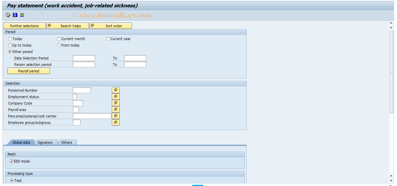 SAP TCode PC00_M06_LASA - Pay notif. after ATT