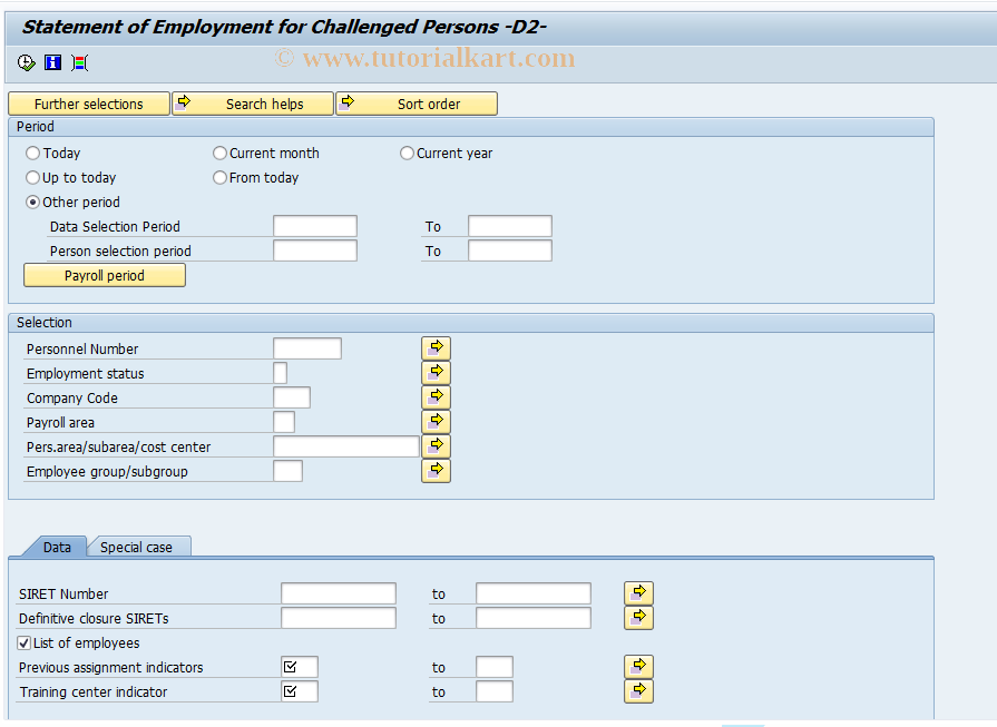 SAP TCode PC00_M06_LDH1 - D2 challenged stmnt