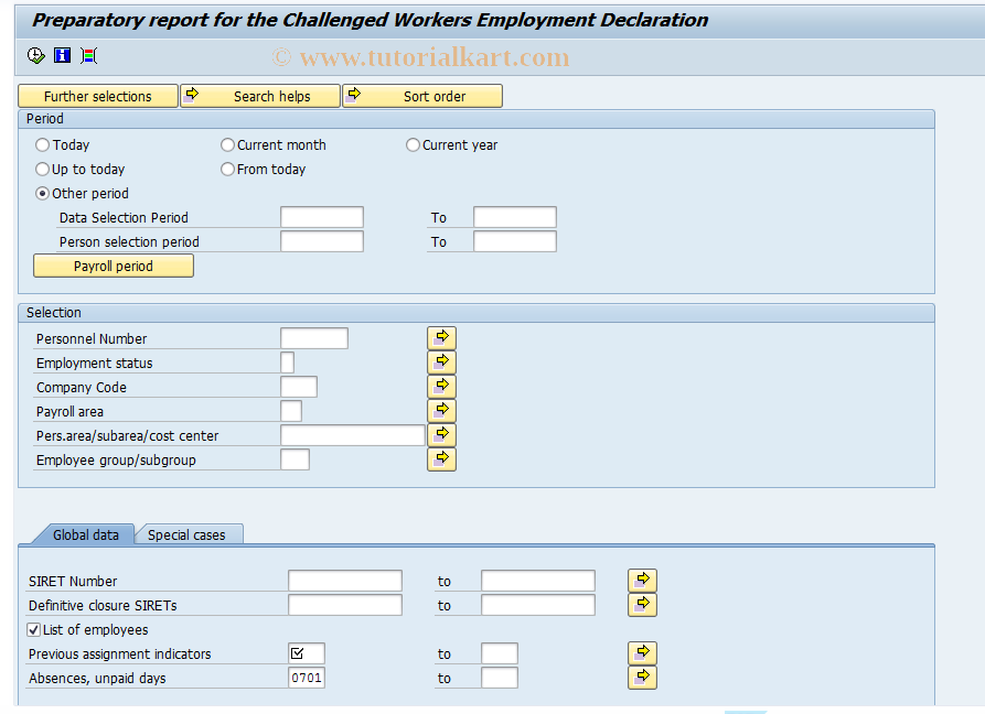 SAP TCode PC00_M06_LDH2 - D2 challenged stmnt