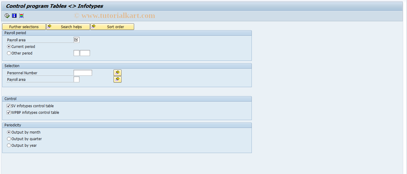 SAP TCode PC00_M06_RPLCTRF0 - Table Check Program <->IT