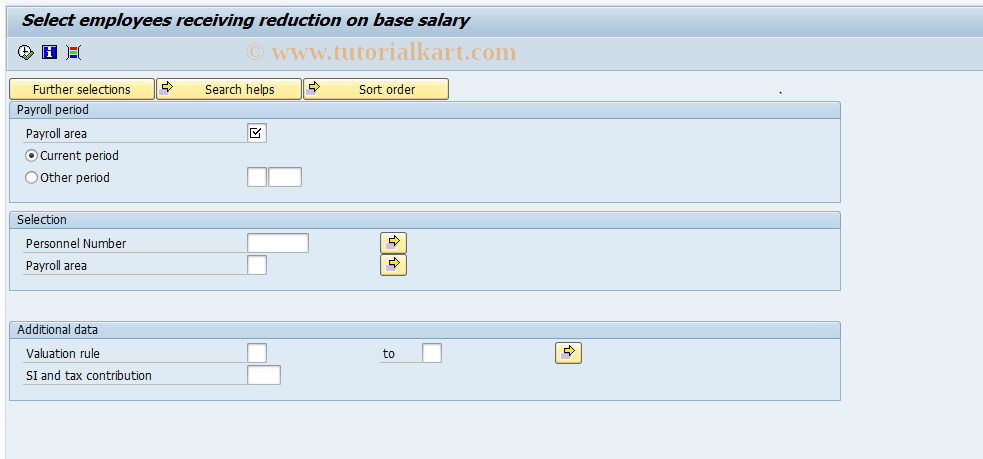 SAP TCode PC00_M06_RPLRBSF0 - Employees Who Benefit