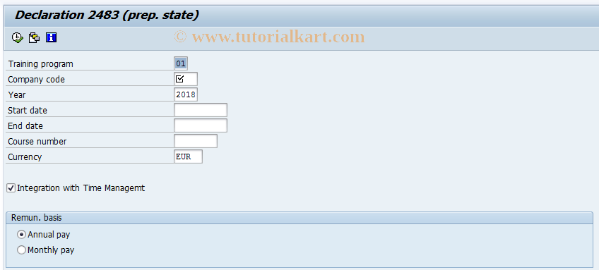 SAP TCode PC00_M06_RPLTR0F0 - 2483 Statement