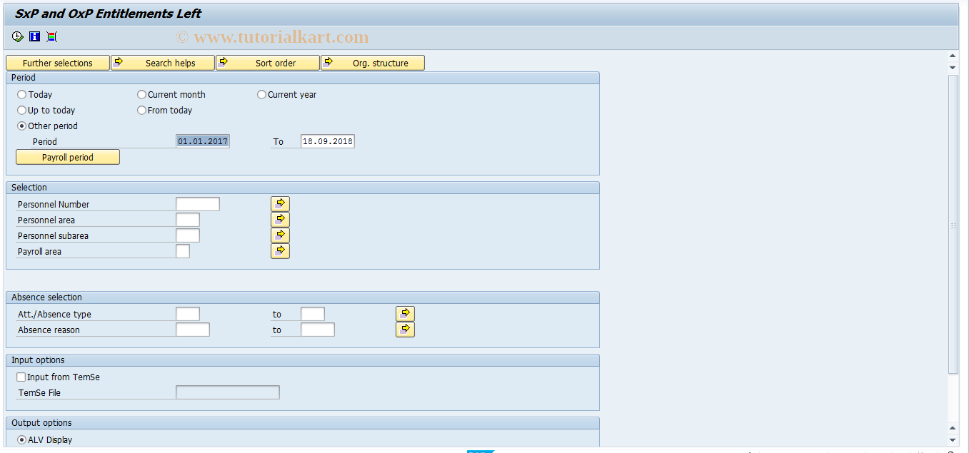 SAP TCode PC00_M08_ENTS - SxP and OxP entitlements left