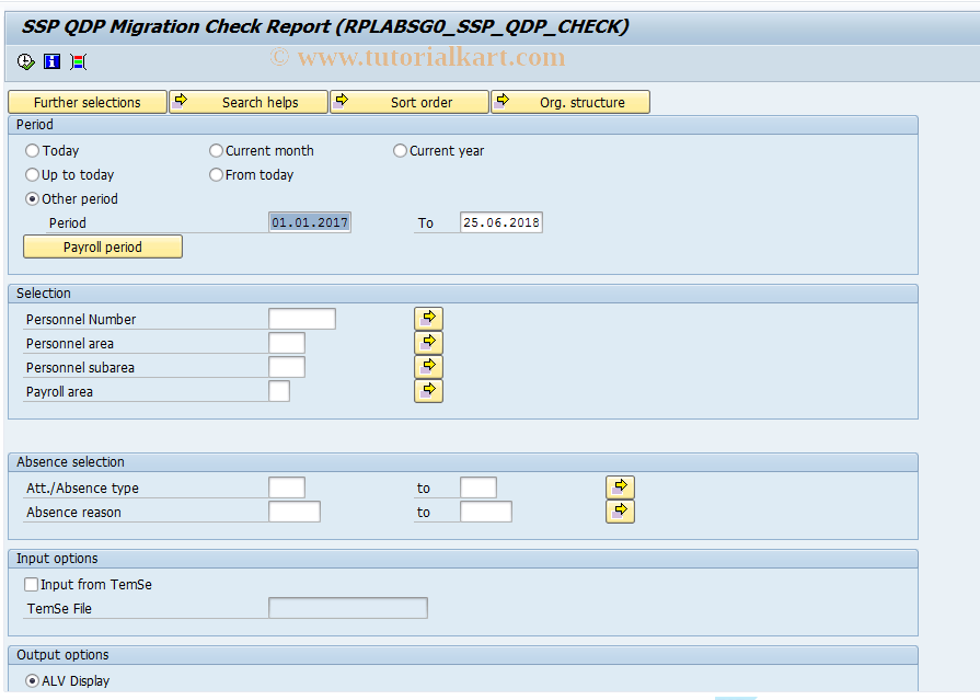 SAP TCode PC00_M08_QDP_CHECK - Check SSP QDP migration