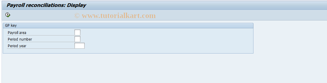 SAP TCode PC00_M08_UREC5 - Recon. prep. data display 08