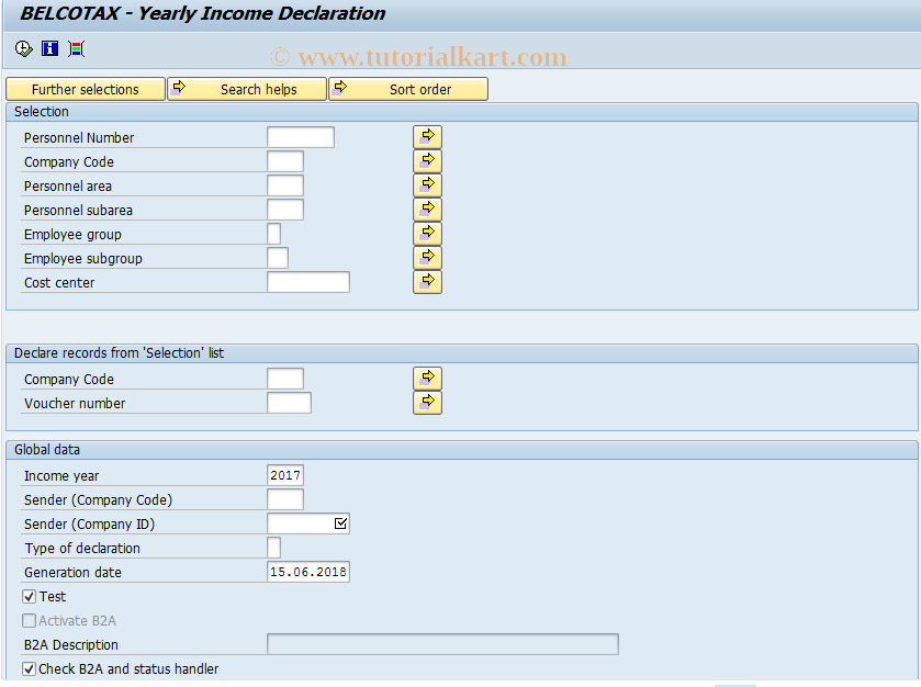 SAP TCode PC00_M12_BOWA_GE - BELCOTAX - Generate TemSe file