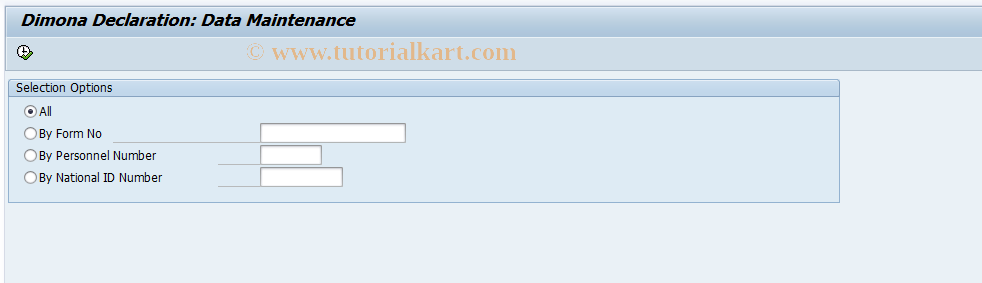 SAP TCode PC00_M12_DMN_DIM - Dimona: Display Reference Data