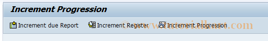 SAP TCode PC00_M13_INPW_PS_CE - CE Increment Progression Workbench