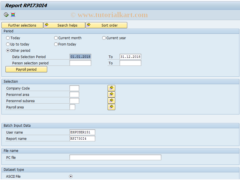 SAP TCode PC00_M15_RPI730I4 - Batch Input for 730 2007