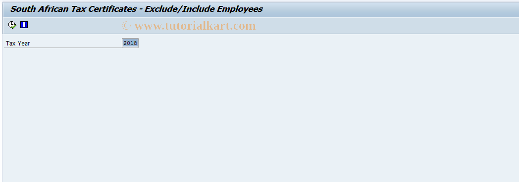 SAP TCode PC00_M16_CTCS - Tax Certificates - Pre-Selection 16