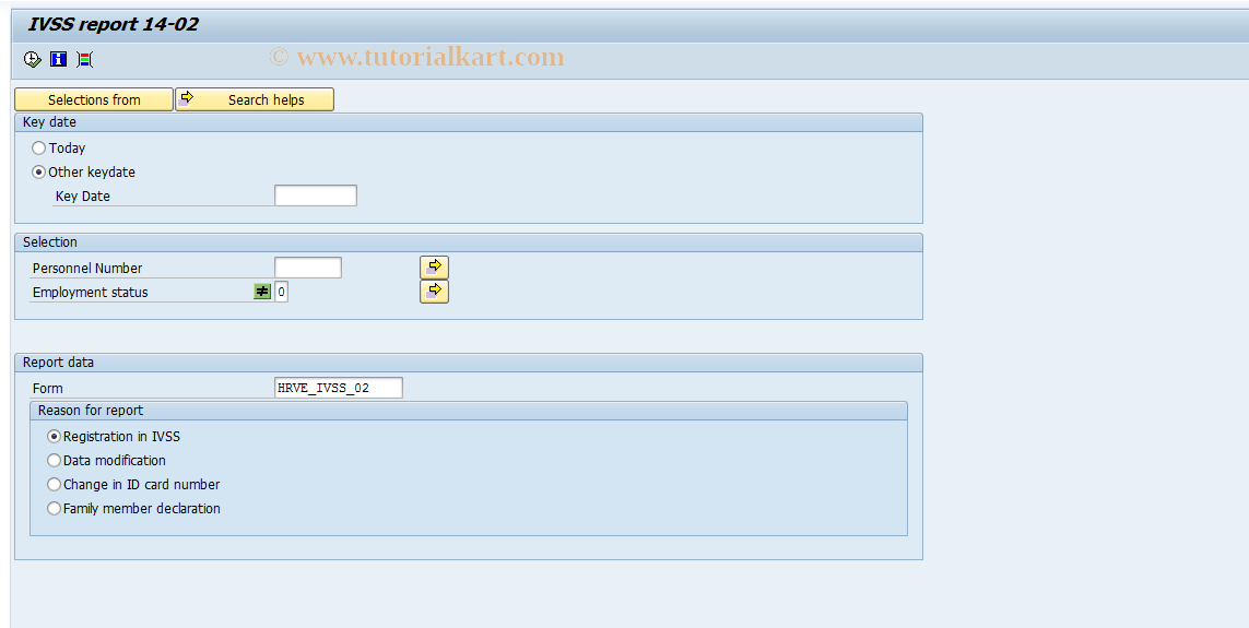 SAP TCode PC00_M17_CSIE0 - IVSS report 14-02