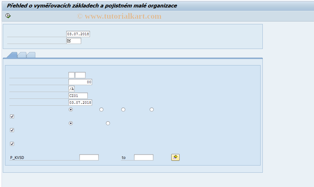 SAP TCode PC00_M18_HLAZP2 - Create medium for HI
