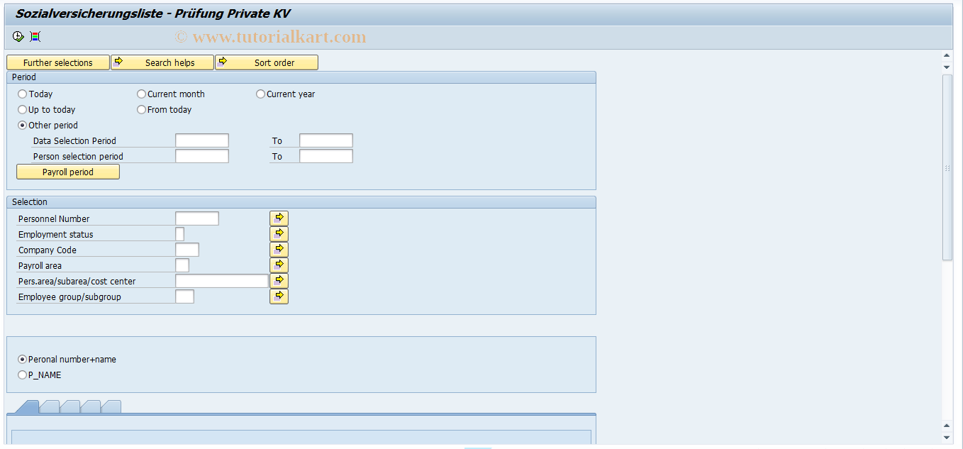 SAP TCode PC00_M18_REGP_CL - Insurance Register-stored into CLSTR