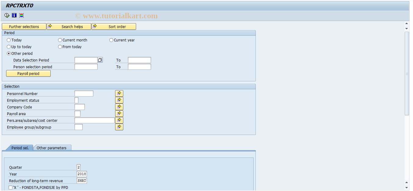 SAP TCode PC00_M18_TREXIM - Medium for ISCP Trexima