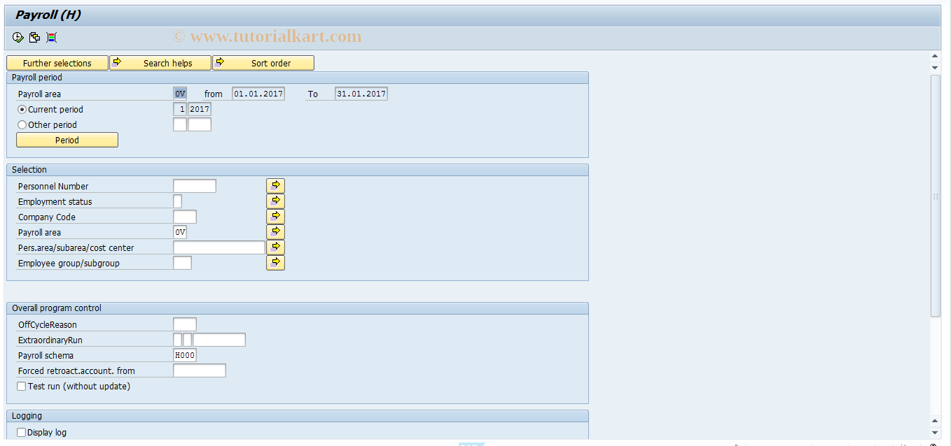 SAP TCode PC00_M21_CALC - Payroll accounting - Hungary