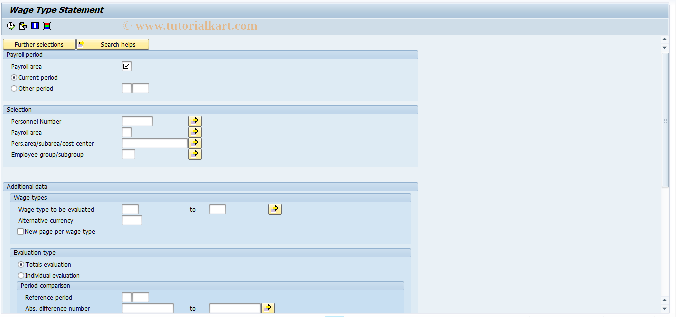 SAP TCode PC00_M21_RPCLGA00 - Query by title