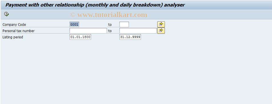 SAP TCode PC00_M21_RPCMBEH0 - Payment to other relationship (month