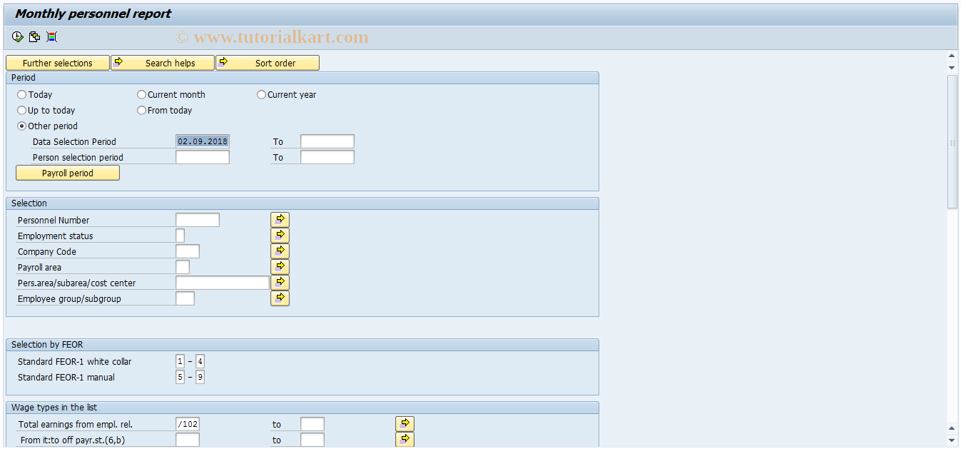 SAP TCode PC00_M21_RPCSTMHG - Monthly personnel report 2002