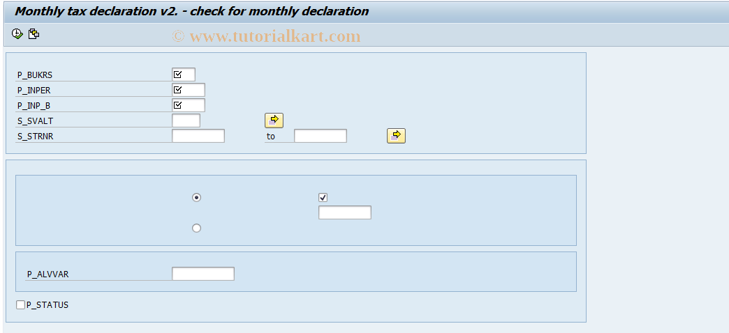 SAP TCode PC00_M21_RPLVAEH2 - Monthly return V2, check pr. period.