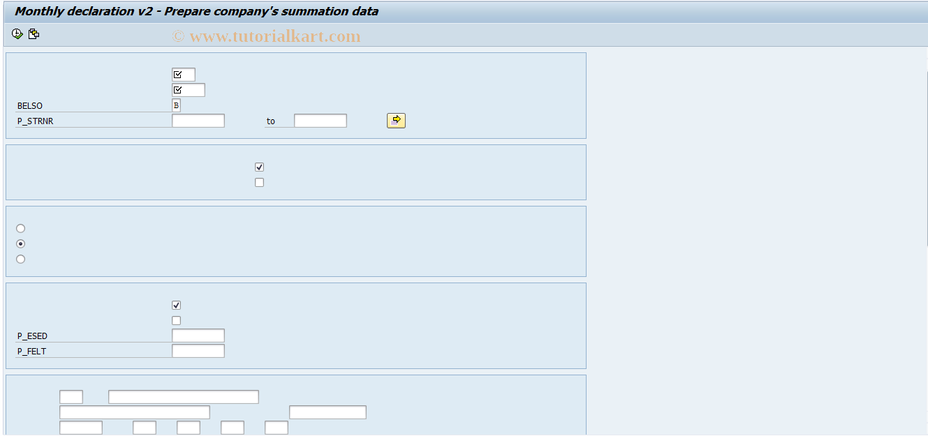 SAP TCode PC00_M21_RPLVAVH0 - Monthly return V2, company journal