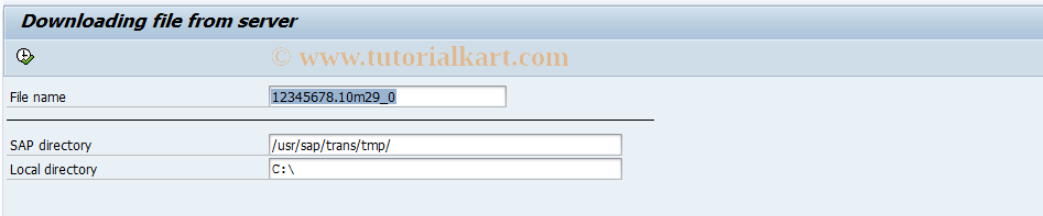 SAP TCode PC00_M21_RPUFTRH0 - Downloading file from server