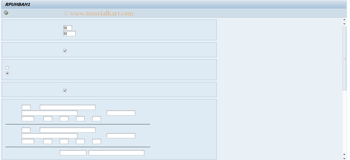 SAP TCode PC00_M21_RPUHBAH1 - Save company summary rows