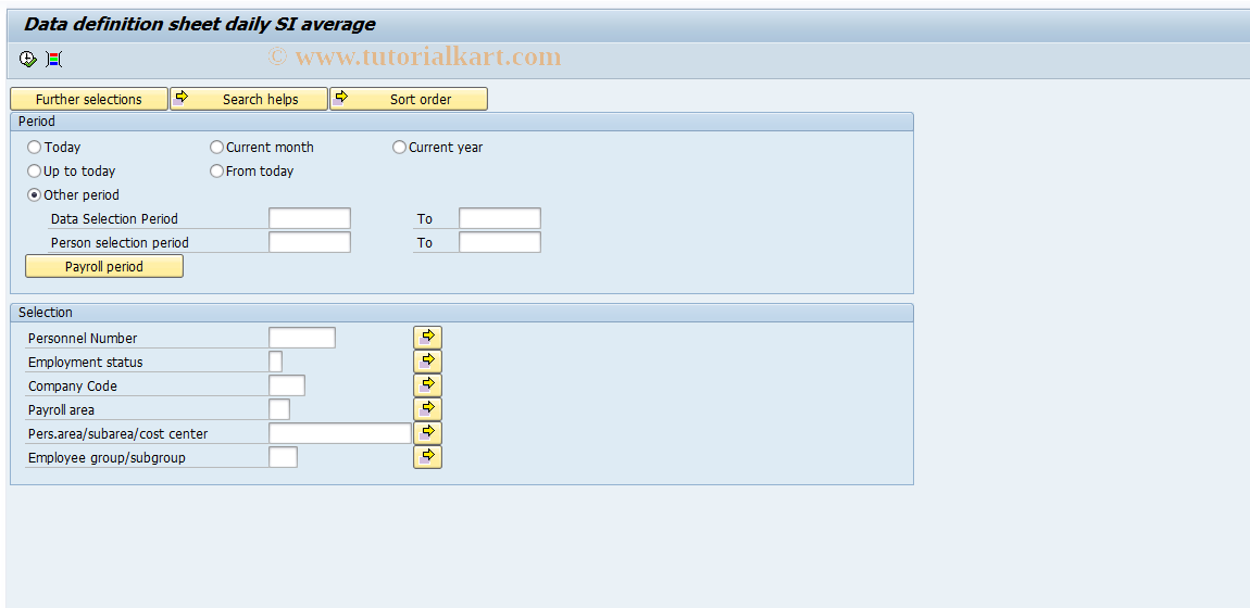 SAP TCode PC00_M21_TEV3 - PC00_M21_TEV3