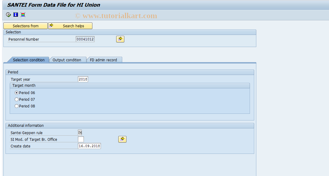 SAP TCode PC00_M22_CHUS - SANTEI form data file (HU)